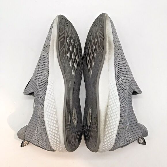 Tommy Bahama Knit Slip On Sneakers Women's 8 Light Gray Pull On Jogger Loafers - Picture 7 of 9